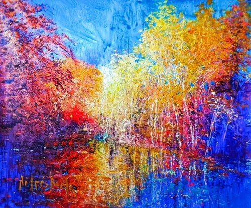 BRONZE AND WATERCOLOR di Andrés Rueda, Pittura in vendita su Singulart