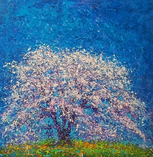 ECHOES OF SPRING van Andrés Rueda, Schilderij te koop op Singulart