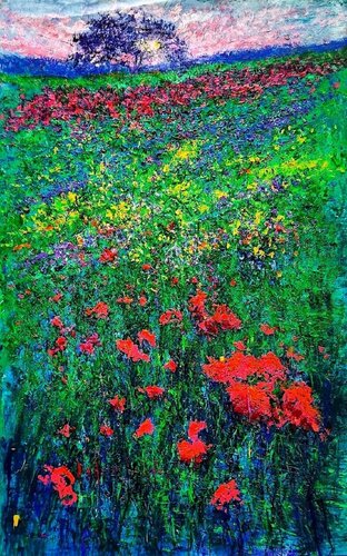 WILD DAWN by Andrés Rueda, Painting for Sale on Singulart