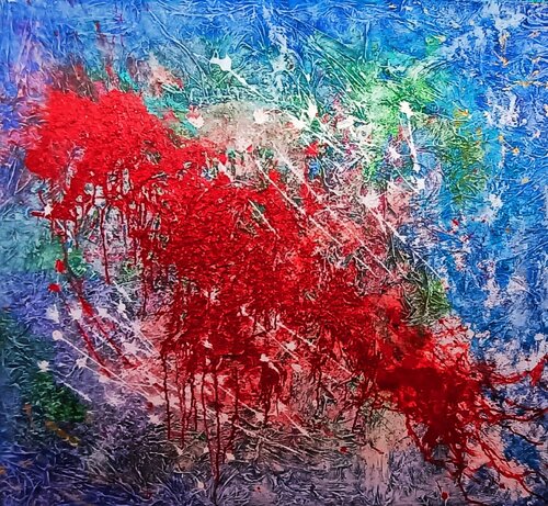 GERANIUM CURRENT von Andrés Rueda, Malerei kaufen auf Singulart