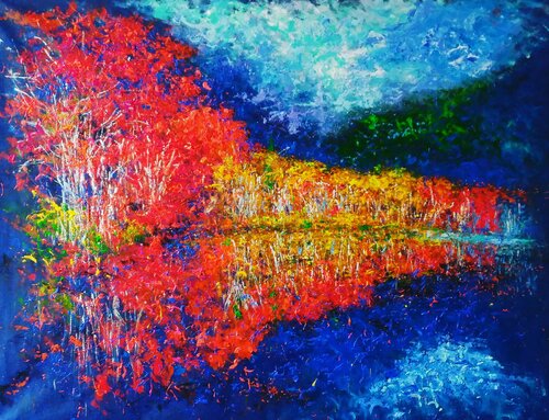PASEO EN NOVIEMBRE van Andrés Rueda, Schilderij te koop op Singulart