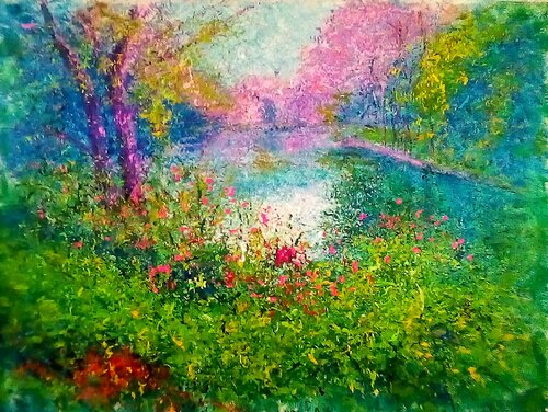 DESDE MI ORILLA van Andrés Rueda, Schilderij te koop op Singulart