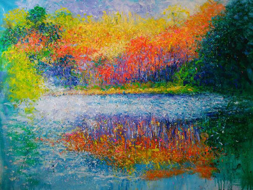 LUZ by Andrés Rueda, Painting for Sale on Singulart