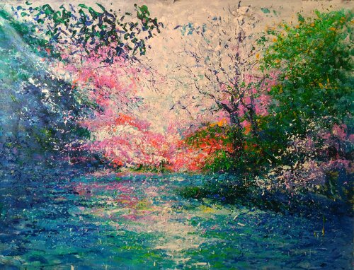 PÉTALOS DE MARIPOSA van Andrés Rueda, Schilderij te koop op Singulart