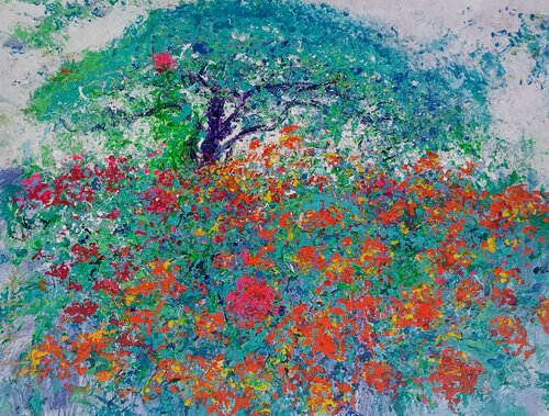 CORNER OF THE ALHAMBRA by Andrés Rueda, Painting for Sale on Singulart