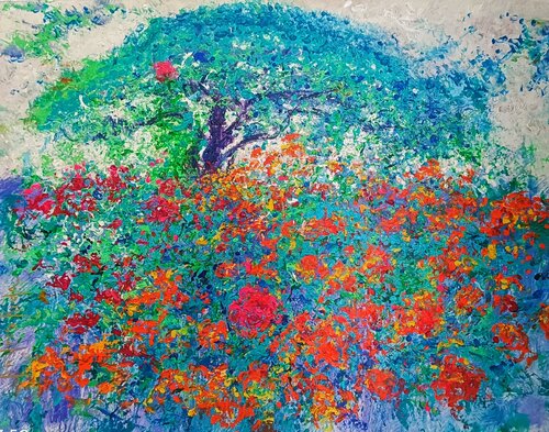 CORNER OF THE ALHAMBRA by Andrés Rueda, Painting for Sale on Singulart