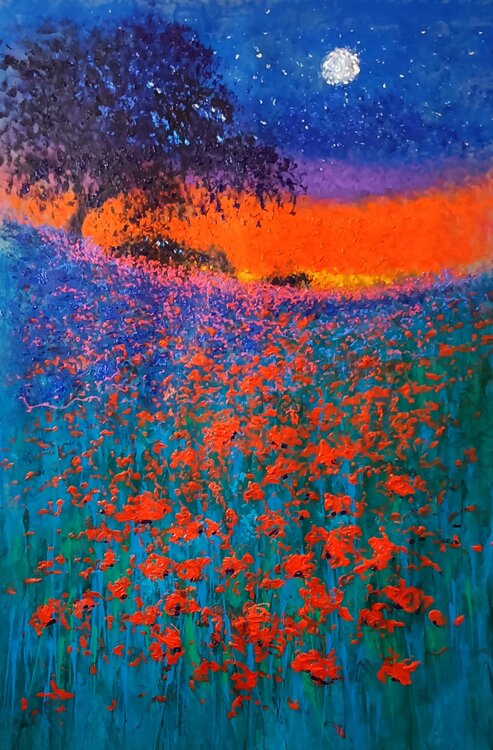 MOON BETWEEN FLOWERS Andrés Rueda