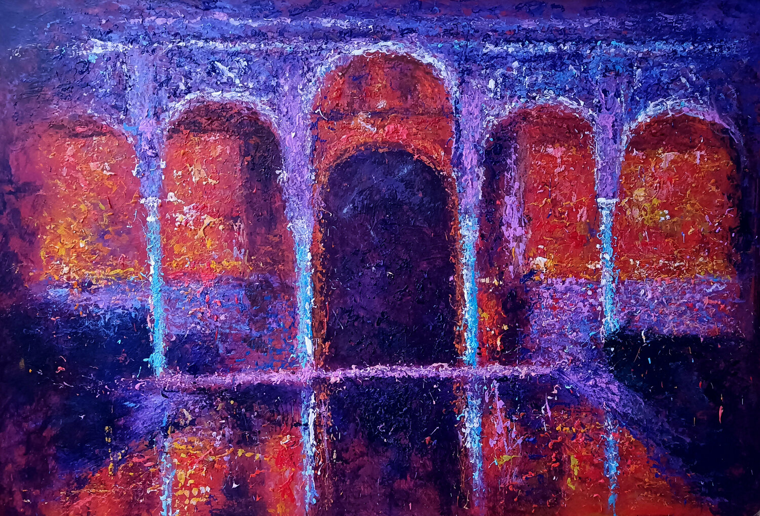 NOCHE EN LA ALHAMBRA- PATIO DE ARRAYANES Andrés Rueda