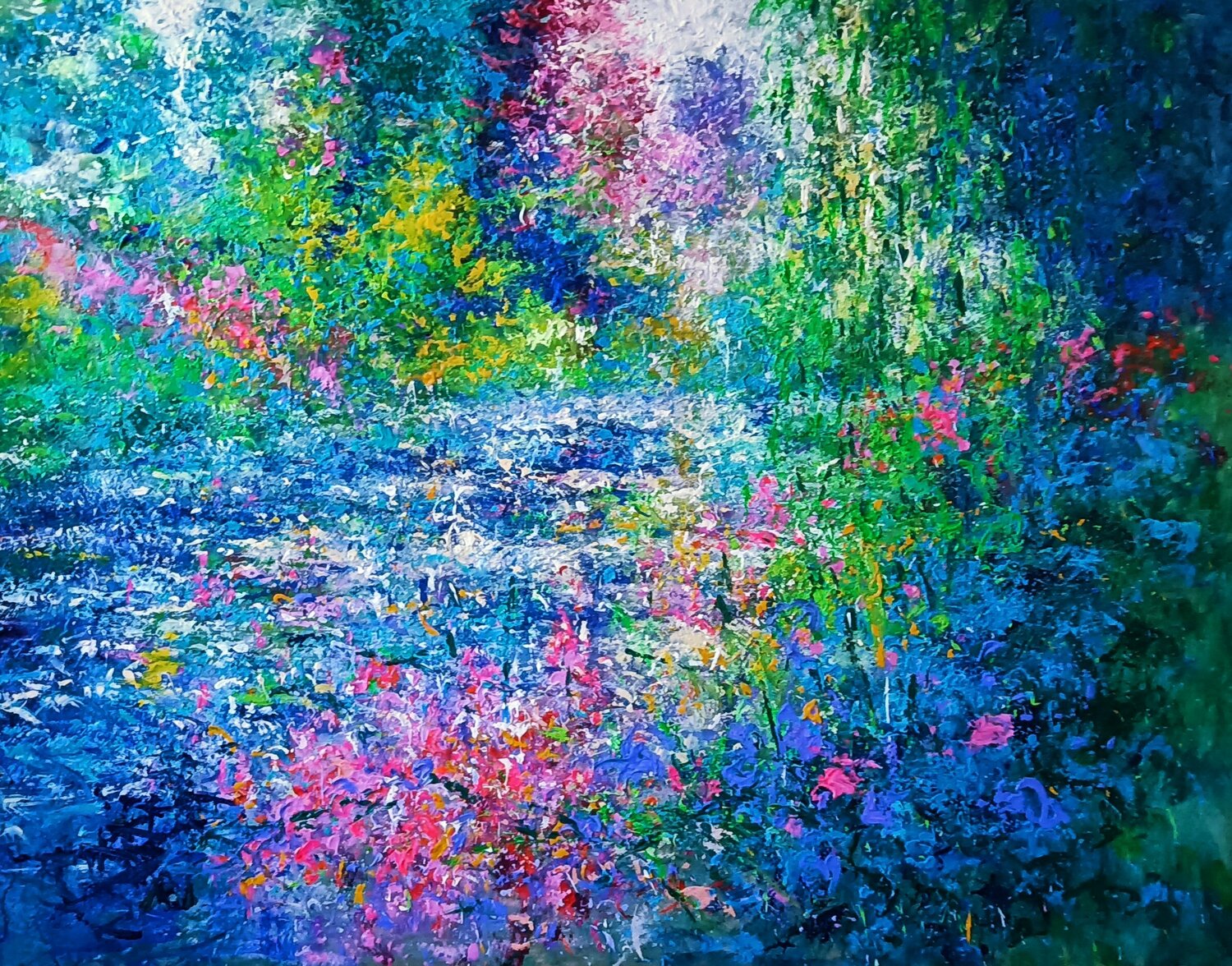 IN FRONT OF THE POND Andrés Rueda