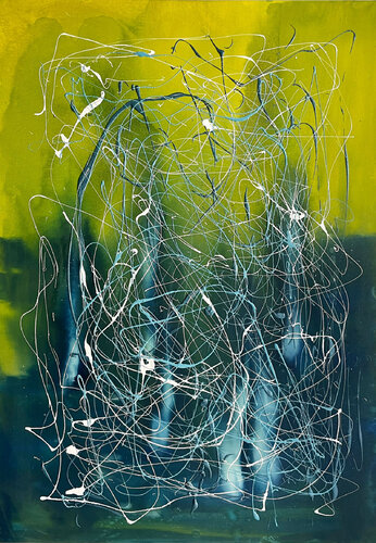 Fly into the Sea par LETTERIA - LILLYLILLA' RUSSO, Peinture en vente sur Singulart