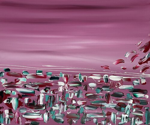 energia rosa di LETTERIA - LILLYLILLA' RUSSO, Pittura in vendita su Singulart