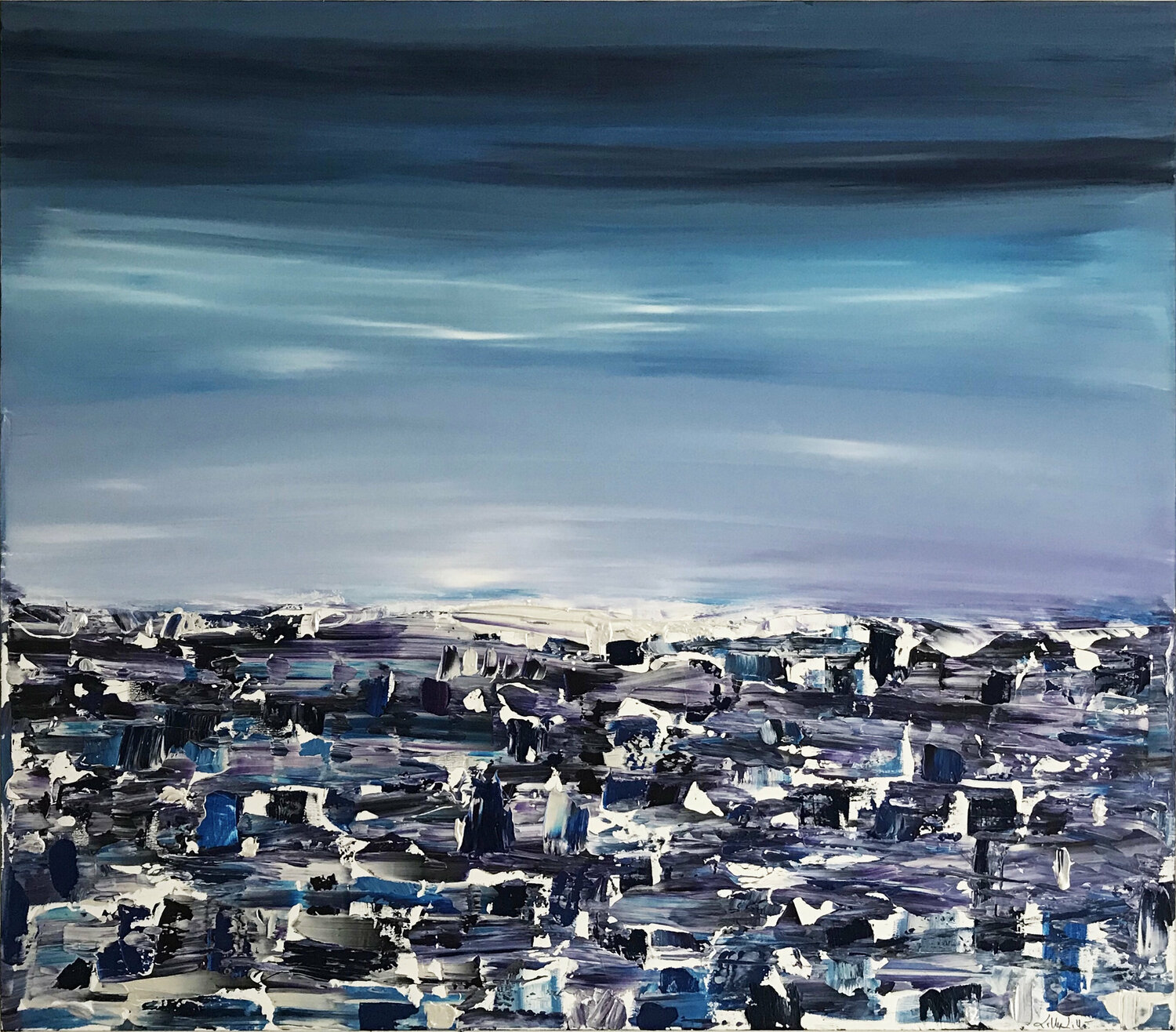 Riflesso blue LETTERIA - LILLYLILLA' RUSSO