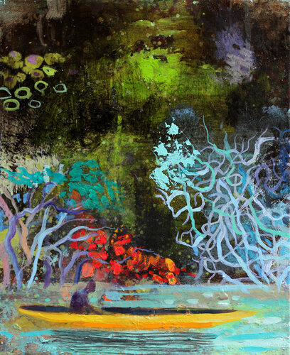 La traversée exemplaire by Alexis Pandellé, Painting for Sale on Singulart