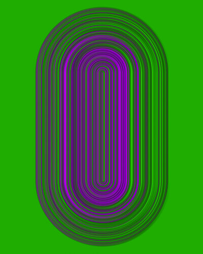 After Rothko - abstract lines van Andrea Pallang, Schilderij te koop op Singulart