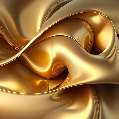 Silky Gold Surface by Andrea Pallang, 사진 for Sale on Singulart