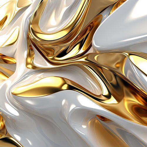 Golden Abstract art by Andrea Pallang, 사진 for Sale on Singulart