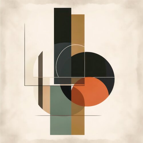 Bauhaus geometry abstract Andrea Pallang