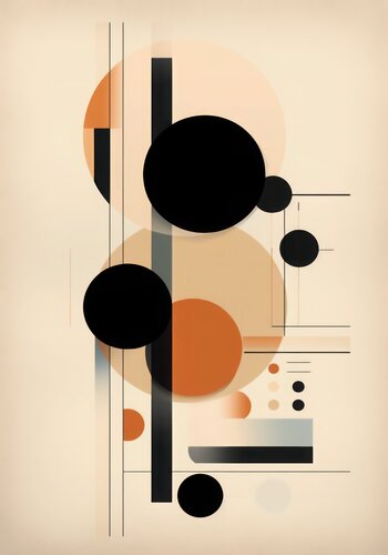 Bauhaus abstract di Andrea Pallang, Pittura in vendita su Singulart