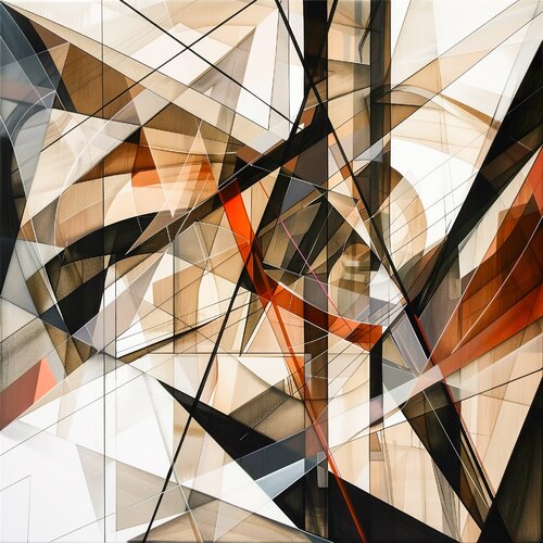 Geometry abstract von Andrea Pallang, Malerei kaufen auf Singulart