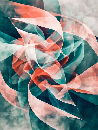 Geometry abstract van Andrea Pallang, Schilderij te koop op Singulart