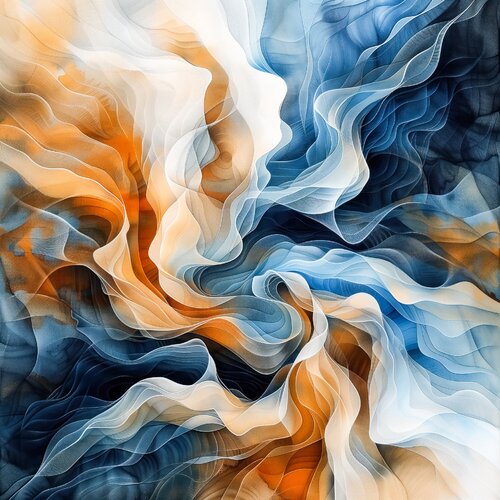 Geometry abstract di Andrea Pallang, Pittura in vendita su Singulart