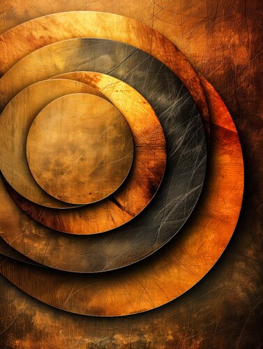 Geometry abstract by Andrea Pallang, 油畫 for Sale on Singulart