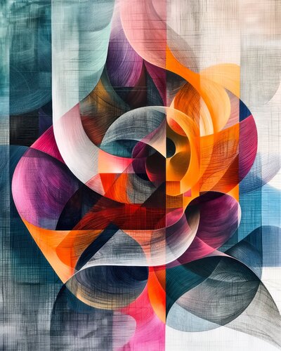 Geometry abstract von Andrea Pallang, Malerei kaufen auf Singulart