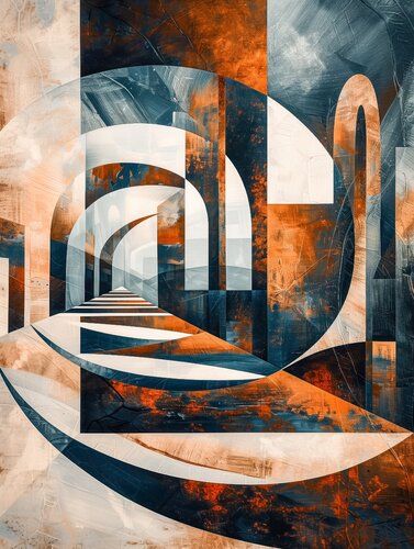 Geometry abstract von Andrea Pallang, Malerei kaufen auf Singulart