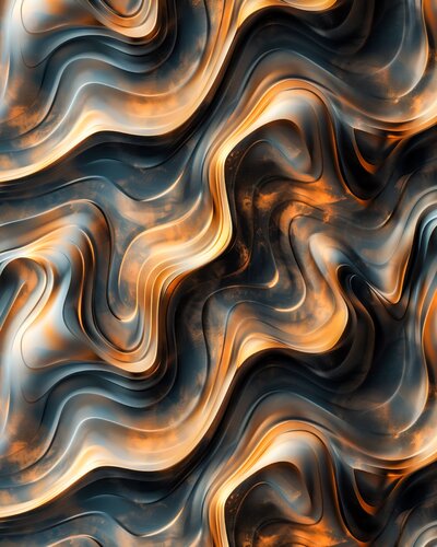 Abstract lines wall art by Andrea Pallang, 油畫 for Sale on Singulart