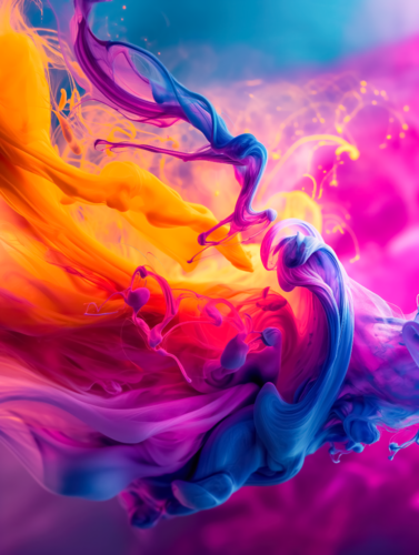 Colorful abstract van Andrea Pallang, Schilderij te koop op Singulart