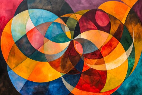Bauhaus abstract di Andrea Pallang, Pittura in vendita su Singulart