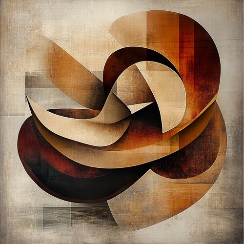 Geometry abstract by Andrea Pallang, 油畫 for Sale on Singulart