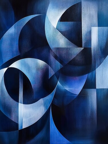 Geometry abstract von Andrea Pallang, Malerei kaufen auf Singulart
