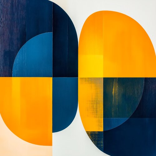 Bauhaus abstract di Andrea Pallang, Pittura in vendita su Singulart