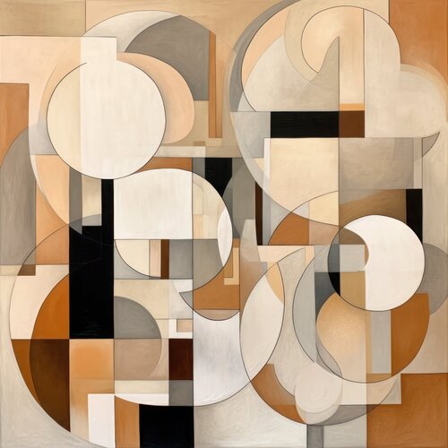 Bauhaus abstract di Andrea Pallang, Pittura in vendita su Singulart