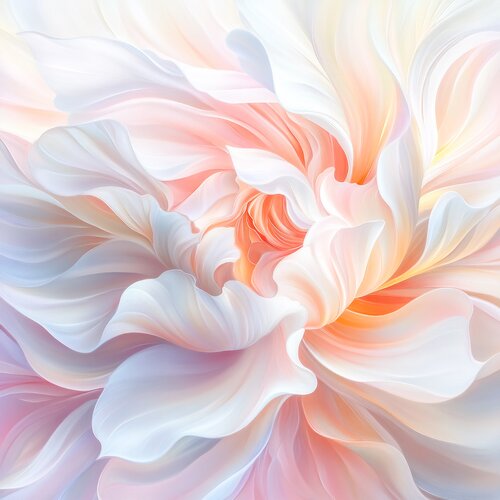 Abstract flower van Andrea Pallang, Schilderij te koop op Singulart
