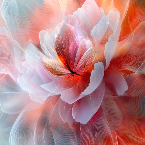 Abstract flower by Andrea Pallang, 絵画 for Sale on Singulart