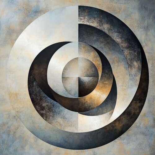 Geometry abstract von Andrea Pallang, Malerei kaufen auf Singulart