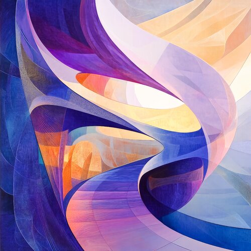 Geometry abstract by Andrea Pallang, Painting for Sale on Singulart