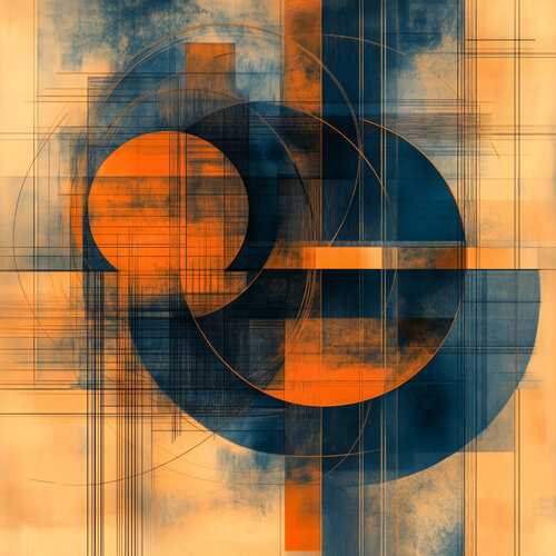 Bauhaus geometry abstract Andrea Pallang