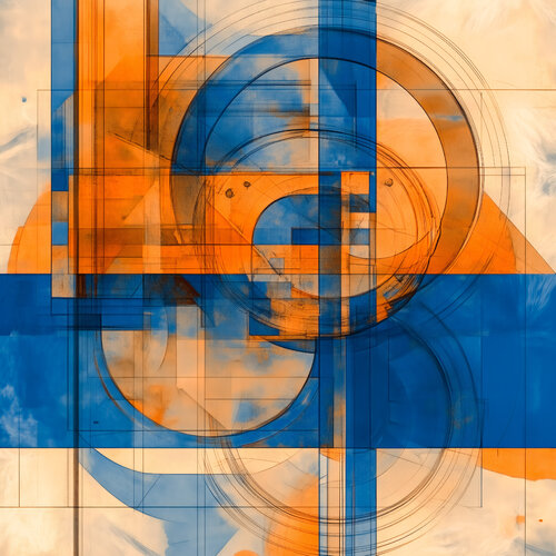 Bauhaus geometry abstract Andrea Pallang