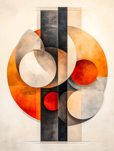 Bauhaus abstract de Andrea Pallang, Pintura a la venta en Singulart