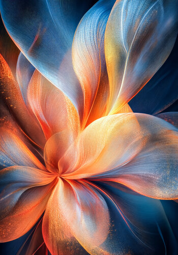 Abstract flower von Andrea Pallang, Malerei kaufen auf Singulart