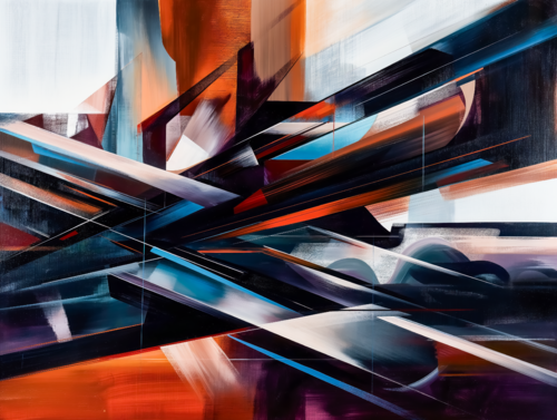 Geometry abstract di Andrea Pallang, Pittura in vendita su Singulart