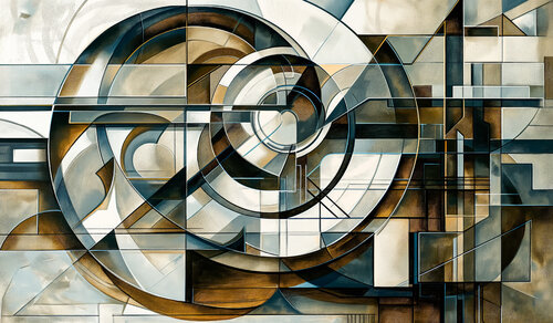 Geometry abstract von Andrea Pallang, Malerei kaufen auf Singulart