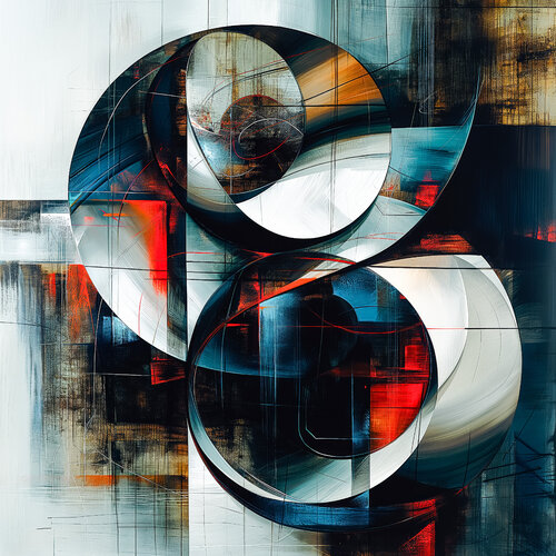 Geometry abstract von Andrea Pallang, Malerei kaufen auf Singulart