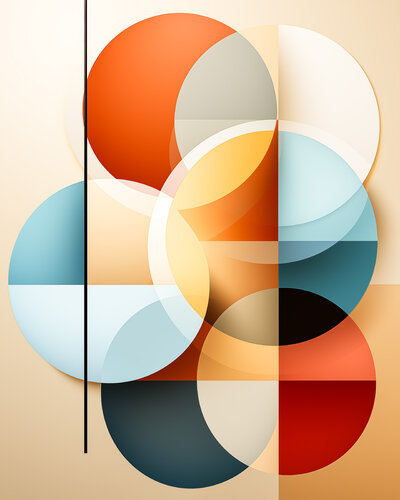 Bauhaus abstract von Andrea Pallang, Malerei kaufen auf Singulart