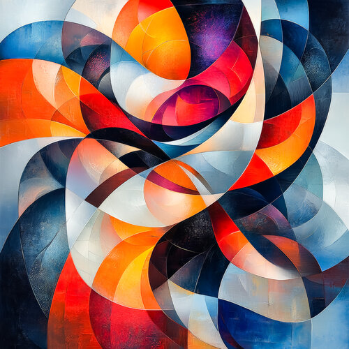 Geometry abstract di Andrea Pallang, Pittura in vendita su Singulart
