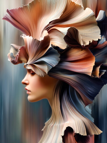 Abstract woman von Andrea Pallang, Malerei kaufen auf Singulart