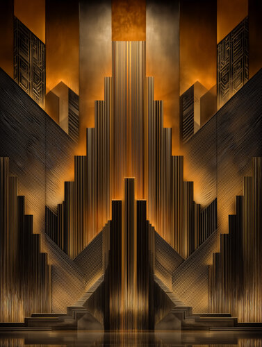 golden temple by Andrea Pallang, 油畫 for Sale on Singulart